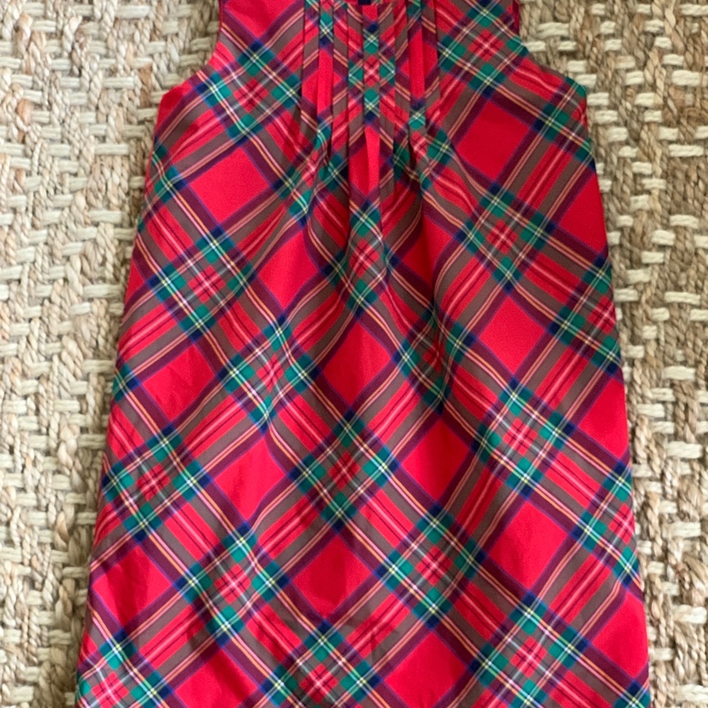 Vineyard vines girls tartan shift dress